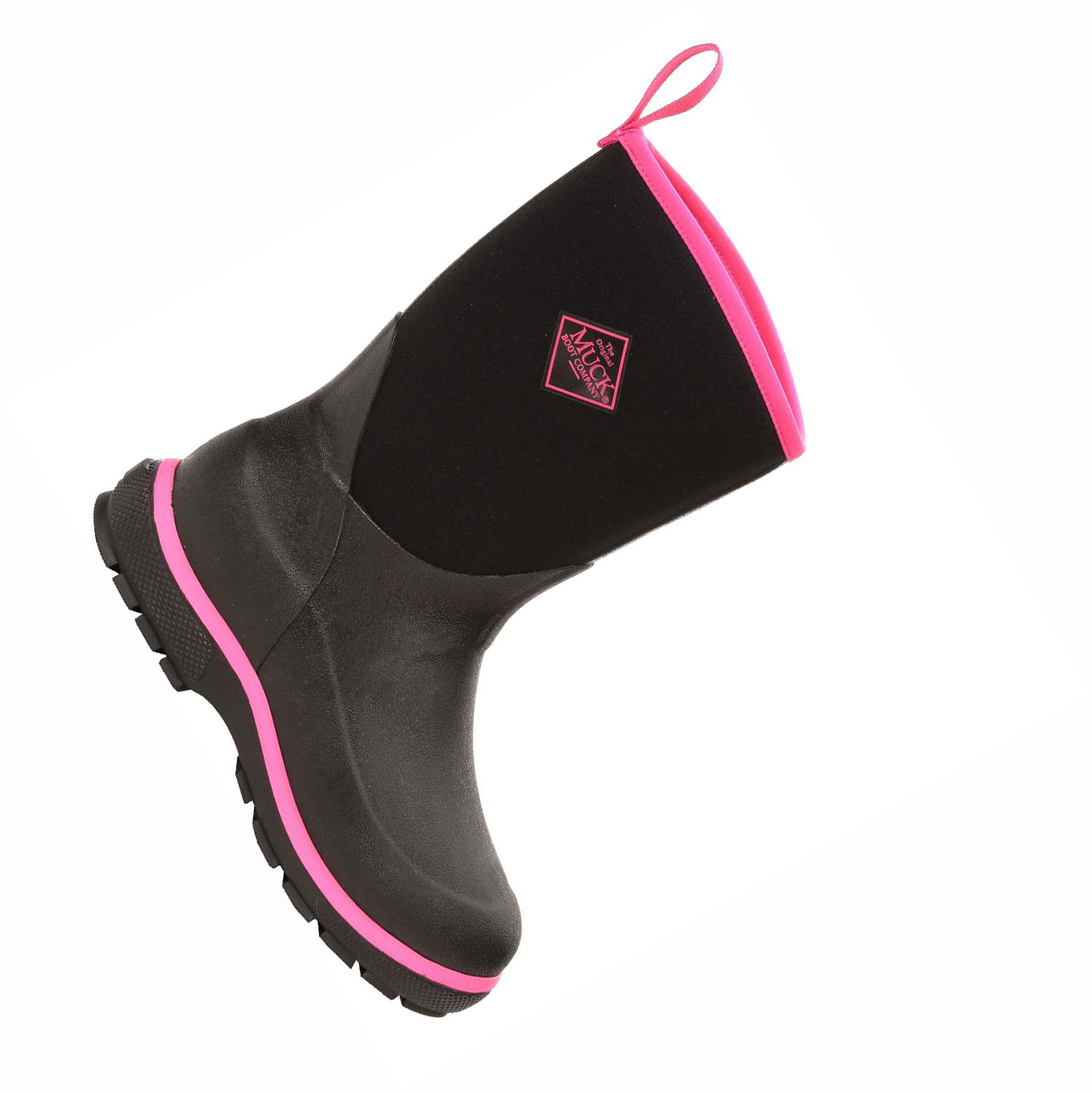 Kids' Muck Element Winter Boots Black Pink | HYFIPO-183