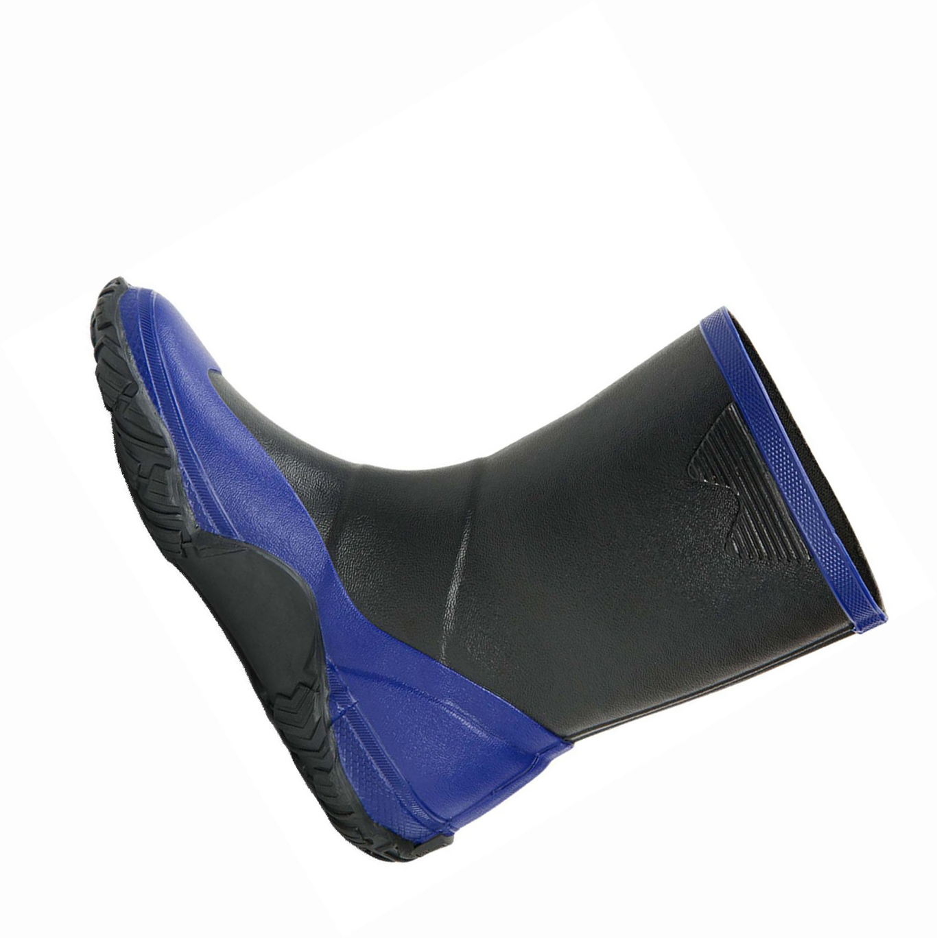 Kids' Muck Forager Rubber Boots Black Blue | HXFDKI-571