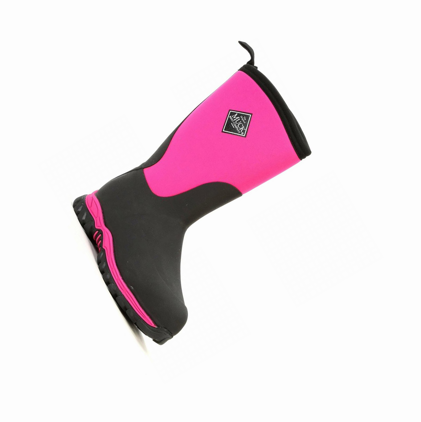 Kids' Muck Rugged II Boots Black Pink | VBXELR-192