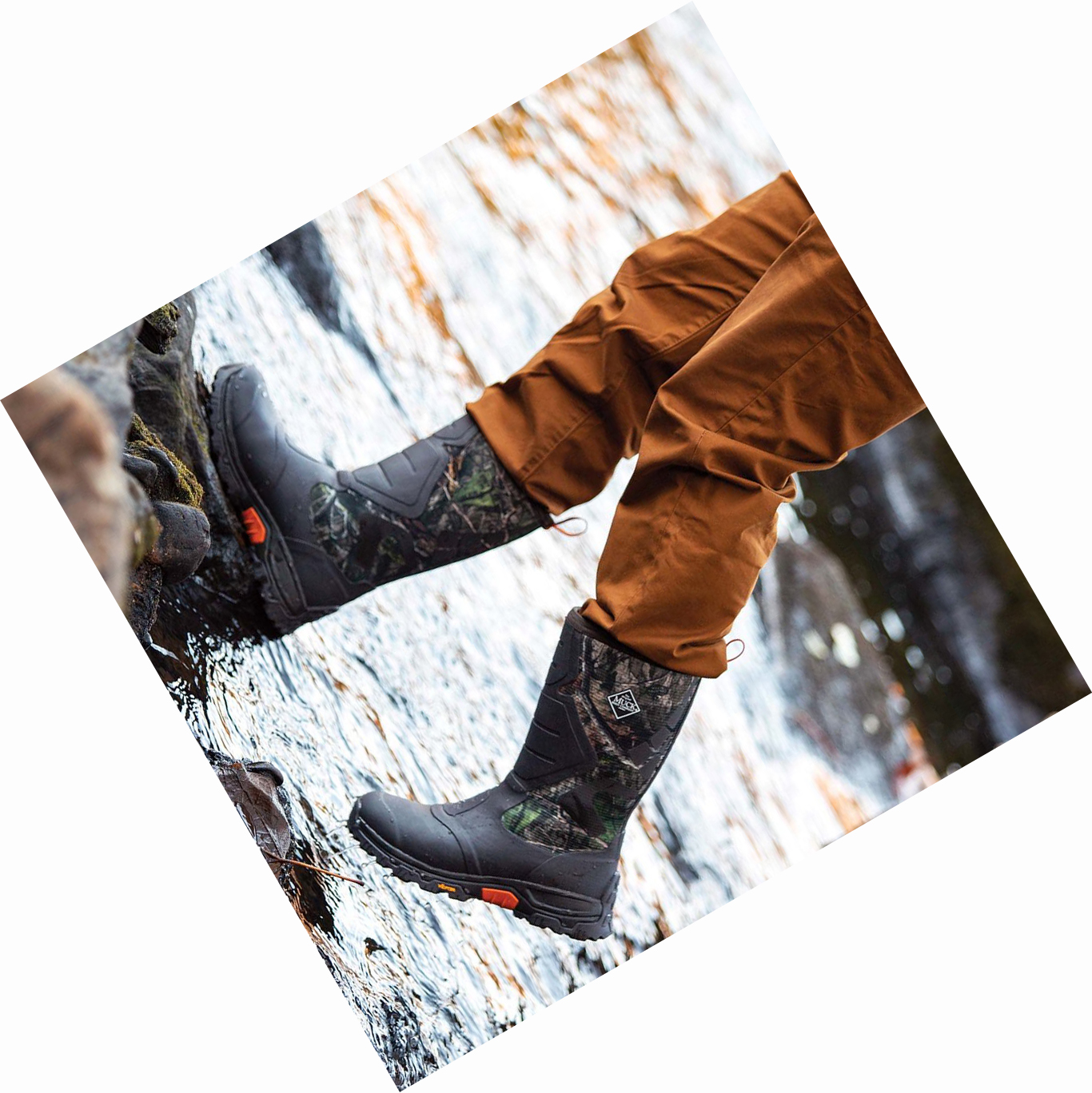 Men's Muck Apex Hunting Boots Camo | TNDKUE-932