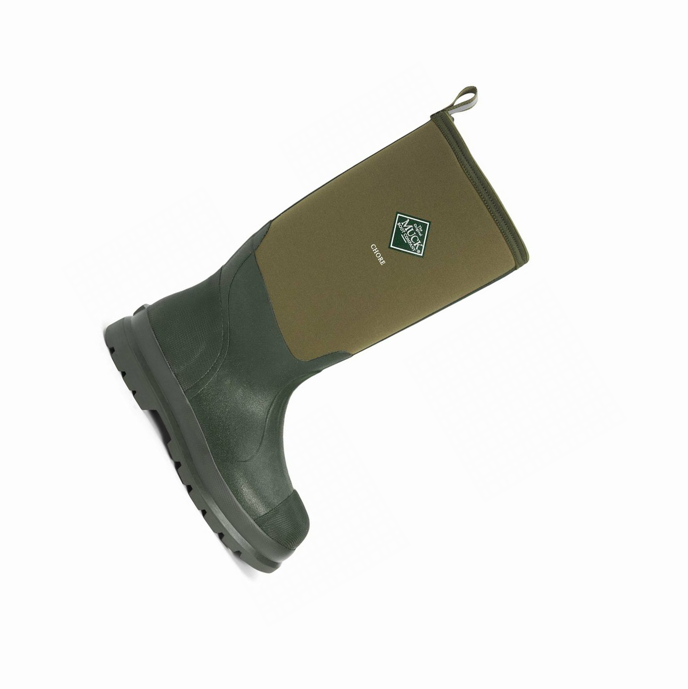 Men\'s Muck Chore Classic Tall Boots Green | DUAMZR-756