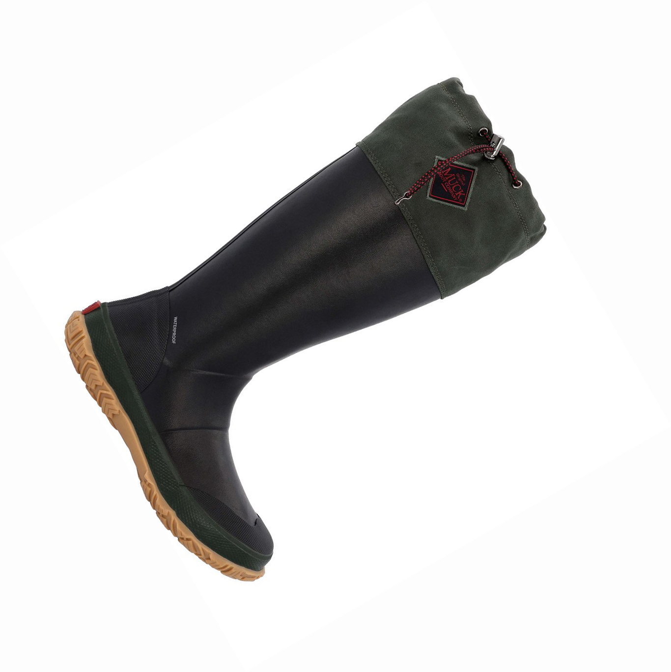 Men's Muck Forager Rubber Boots Black | PEAJYB-983