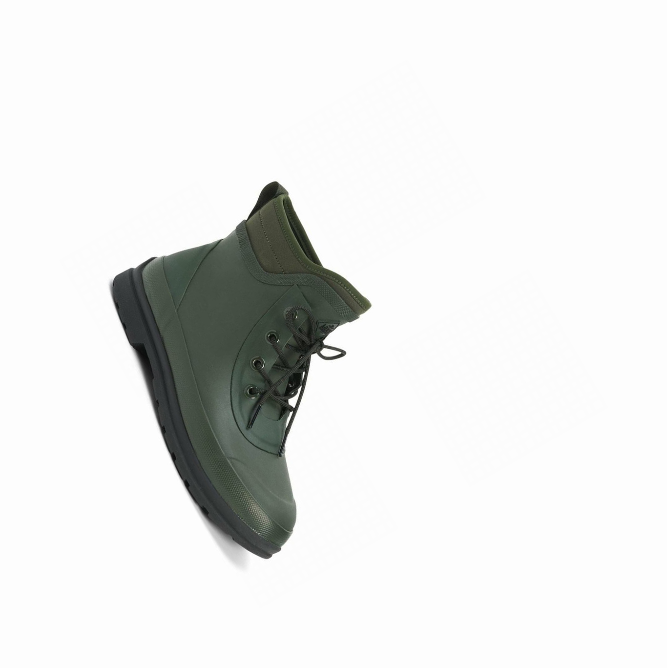 Men's Muck Originals Lace Up Short Boots Green | CVZQAO-057