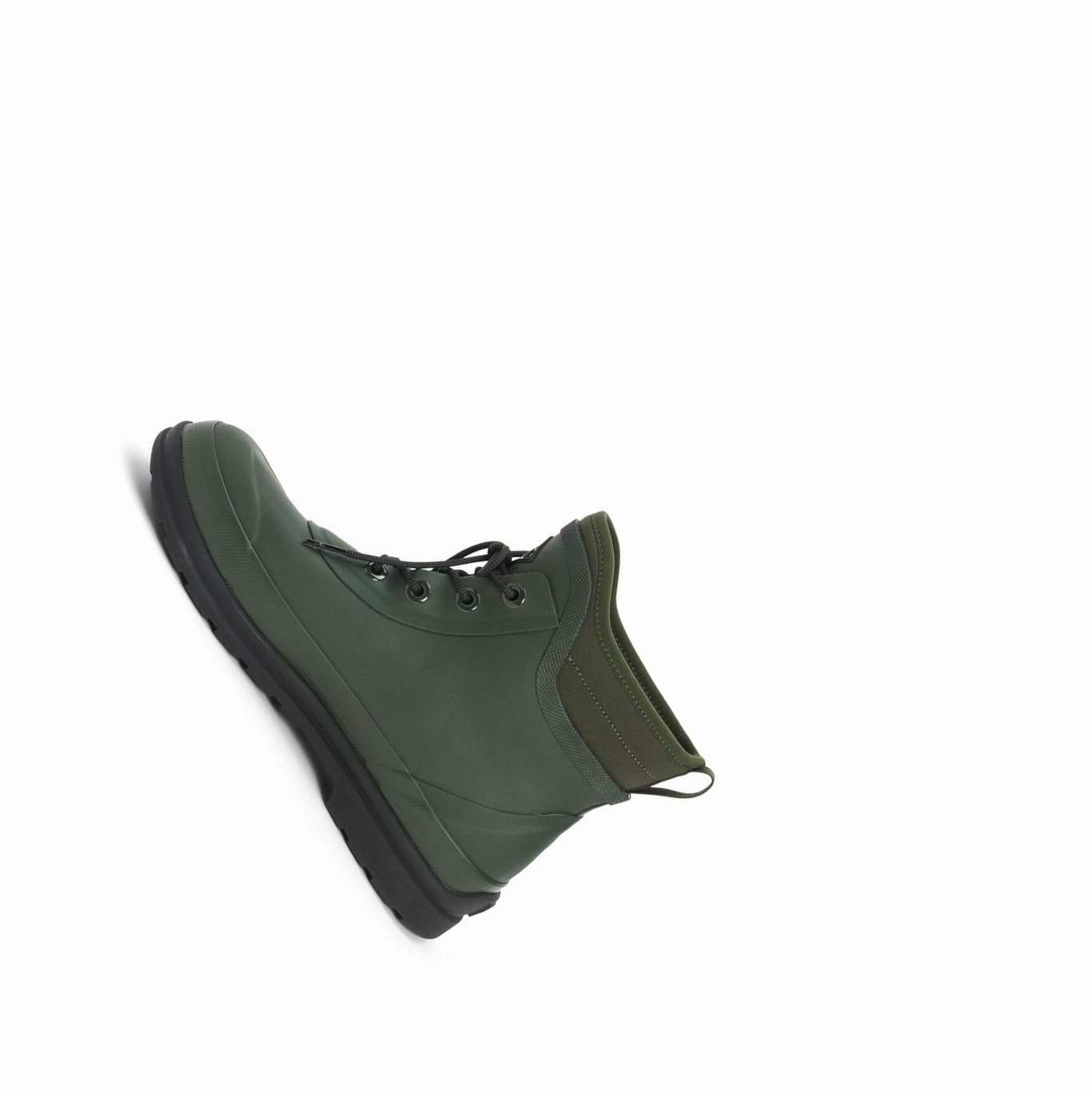 Men's Muck Originals Lace Up Short Boots Green | CVZQAO-057