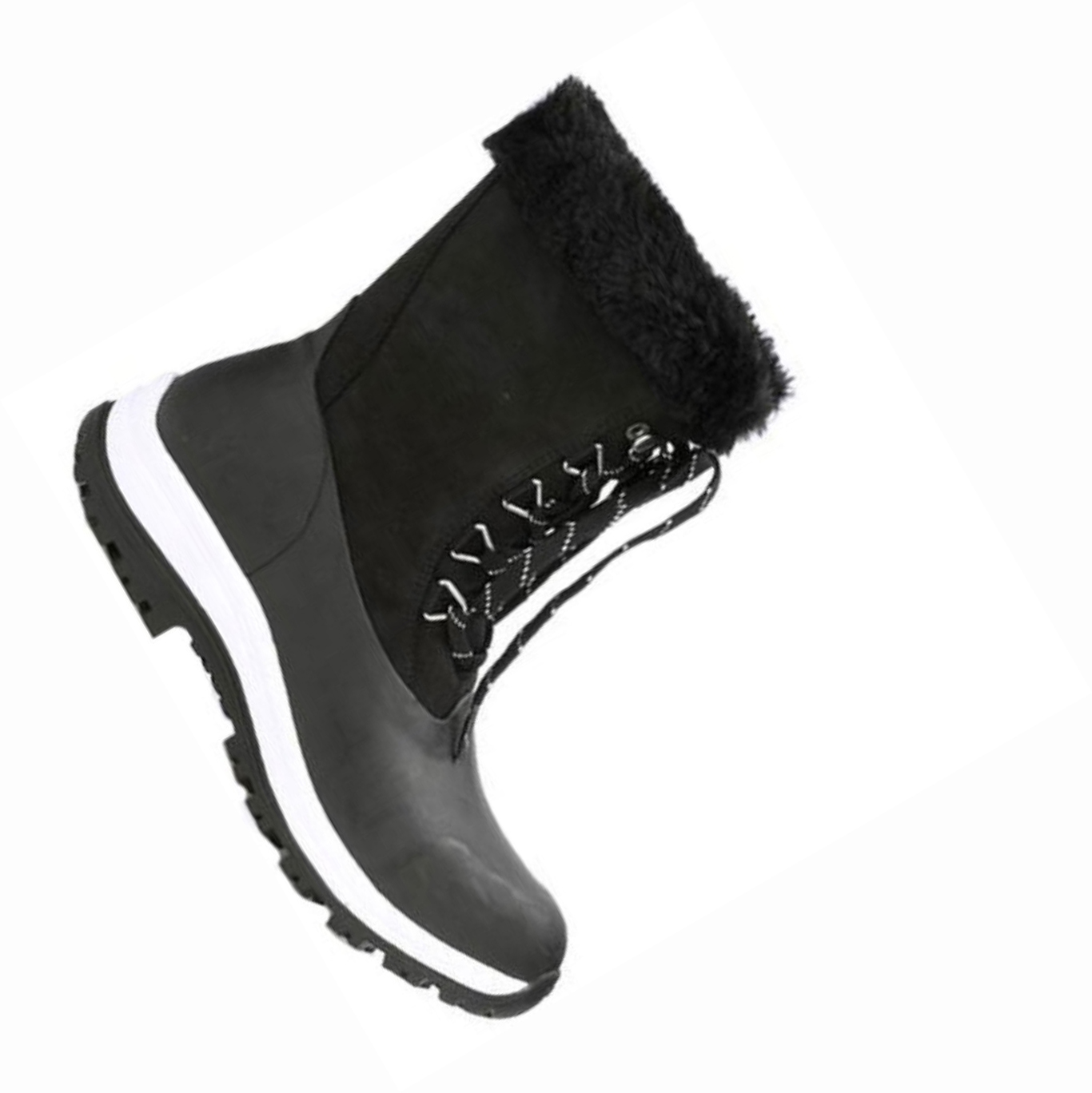 Women's Muck Apres Winter Boots Black | PWFBJG-859