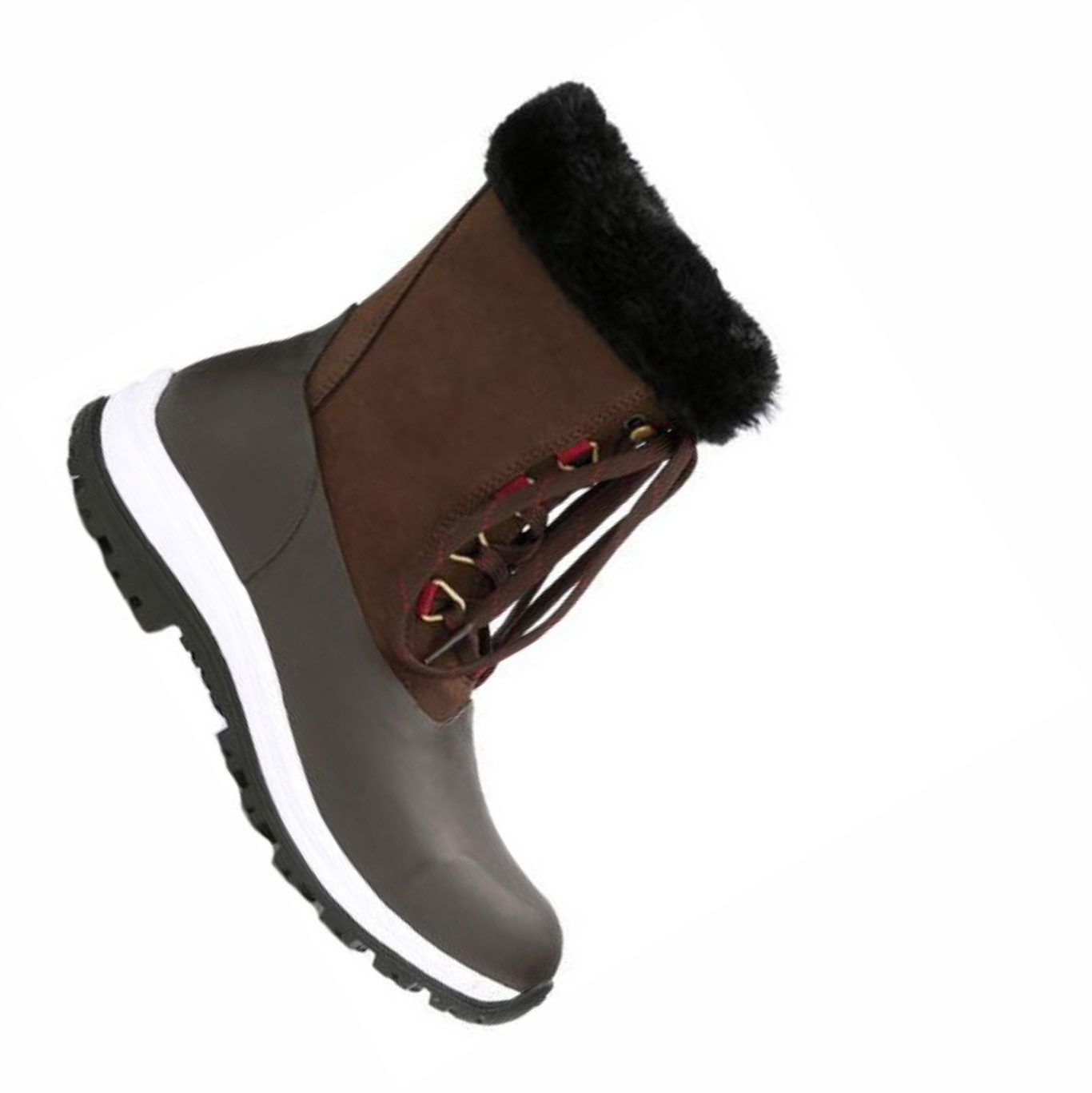 Women's Muck Apres Winter Boots Brown | RTFXNK-679