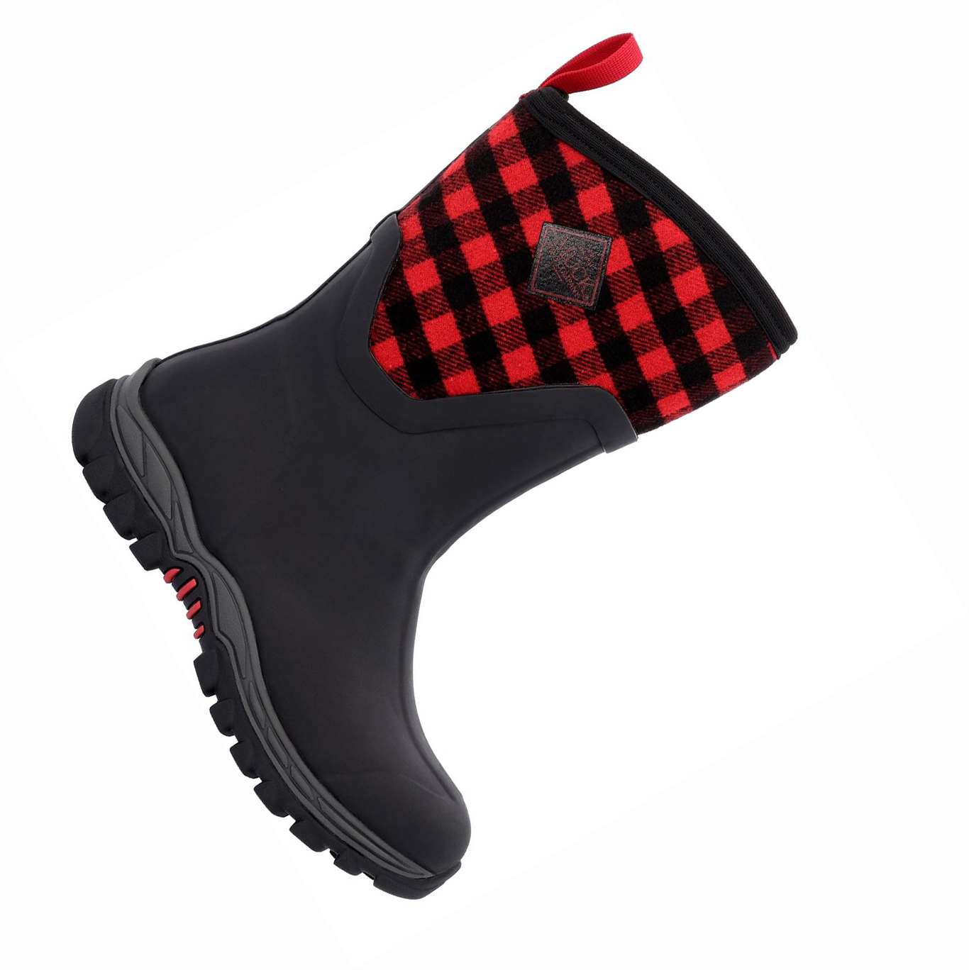 Women's Muck Arctic Winter Boots Black Red | SZWALD-139