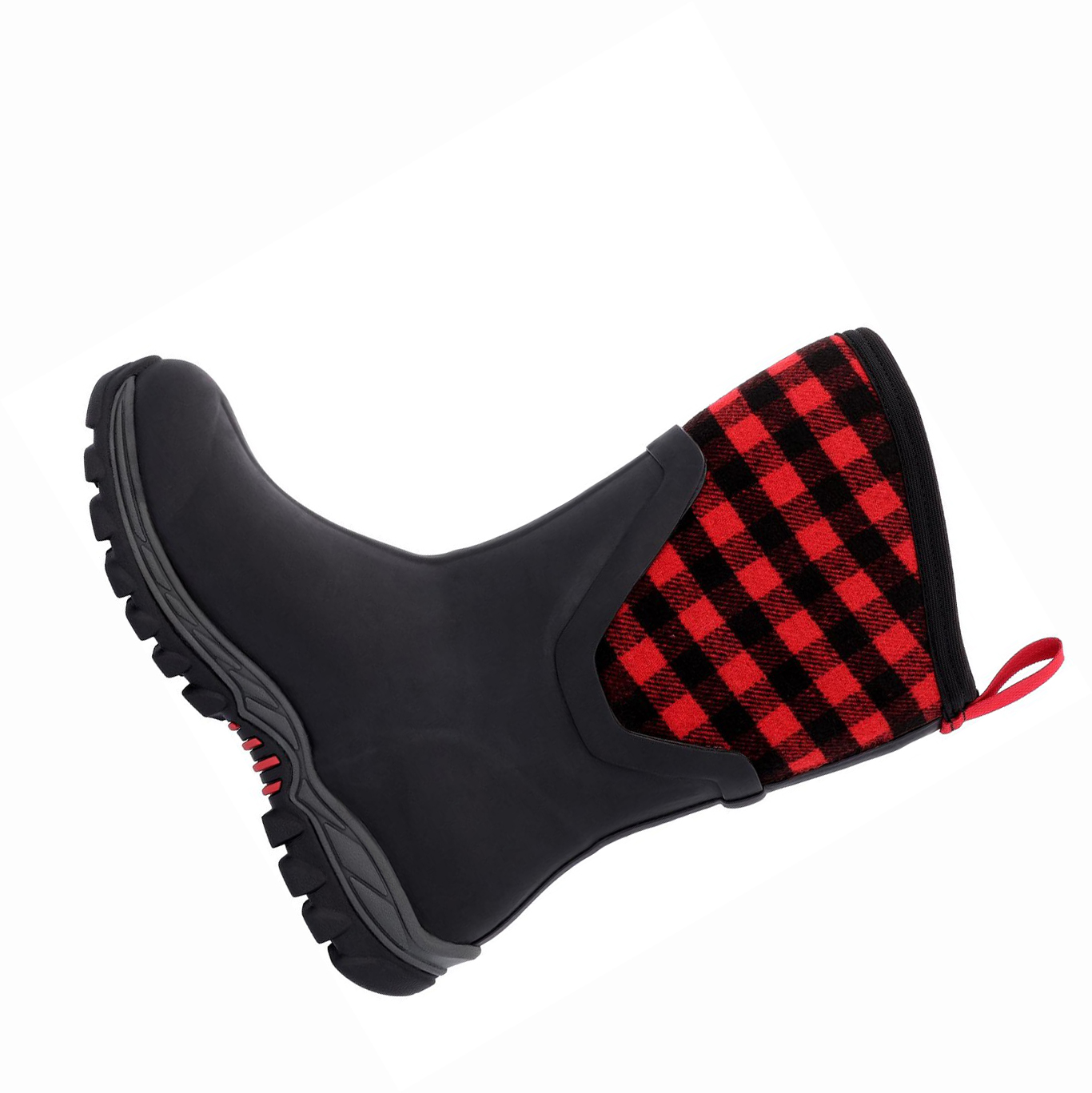 Women's Muck Arctic Winter Boots Black Red | SZWALD-139