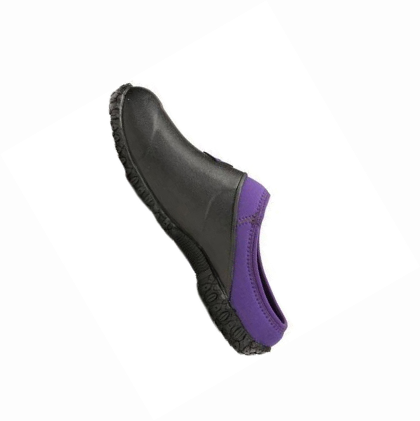 Women's Muck Muckster Garden Shoes Black Purple | KNBQFL-547