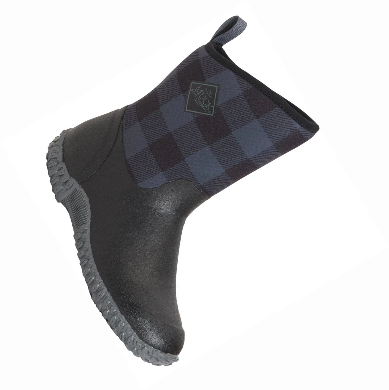 Women's Muck Muckster Rubber Boots Blue Plaid | PADOZE-107