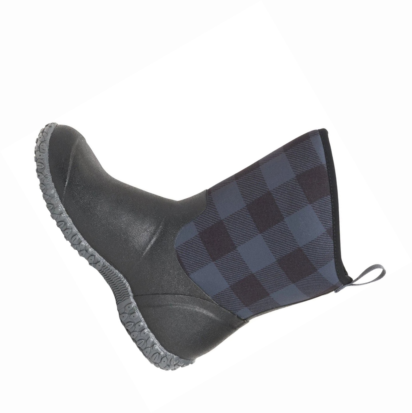 Women's Muck Muckster Rubber Boots Blue Plaid | PADOZE-107