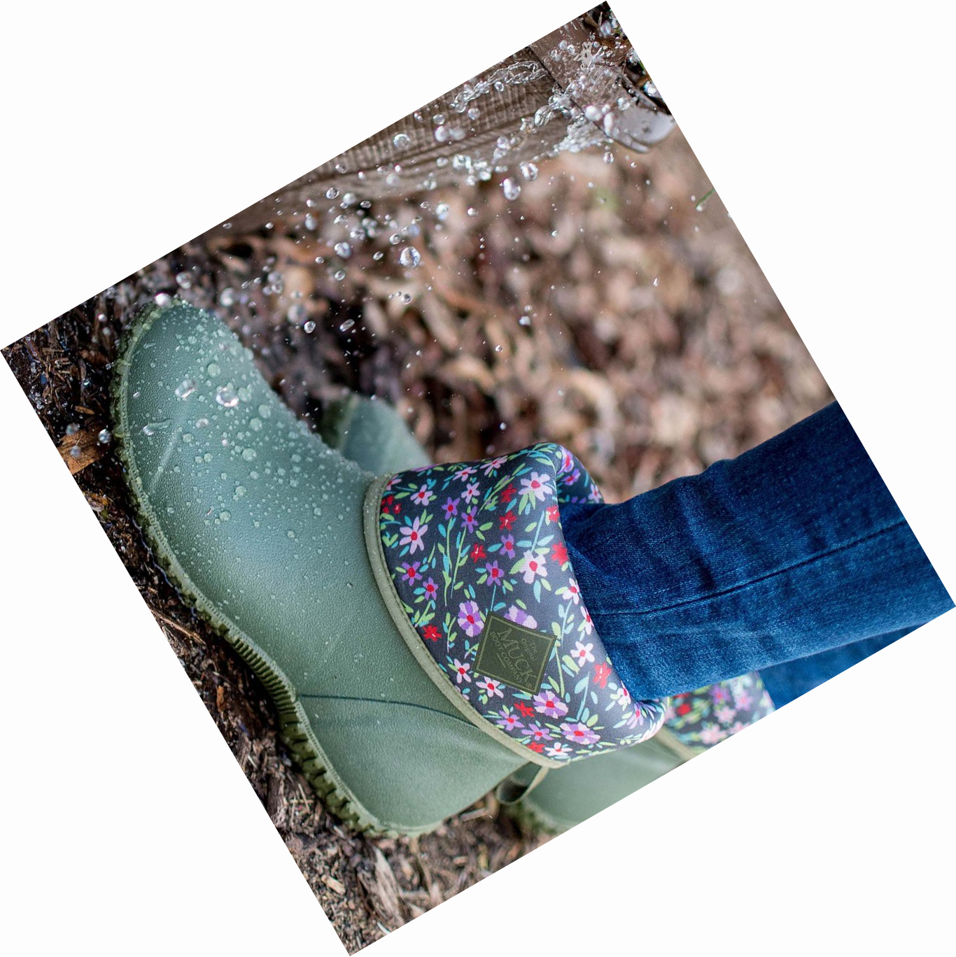 Women's Muck Muckster Rubber Boots Green | KYXIQF-978