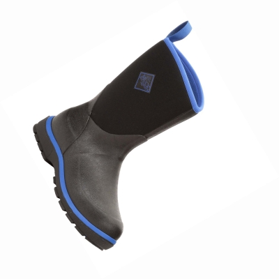 Kids' Muck Element Winter Boots Black Blue | WKSHMY-429