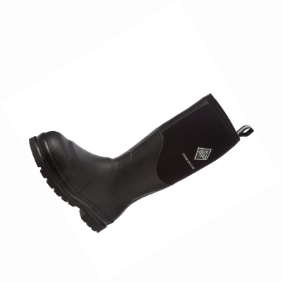 Men's Muck Chore Work Boots Black | DMJHXU-734