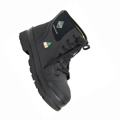 Men's Muck Chore Work Boots Black | INMBFE-653