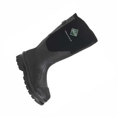 Men's Muck Chore Work Boots Black | RSTOZI-428