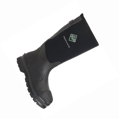 Men's Muck Chore Work Boots Black | YIESKU-641