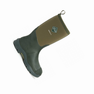 Men's Muck Derwent II Short Boots Dark Green | WBAGXO-936