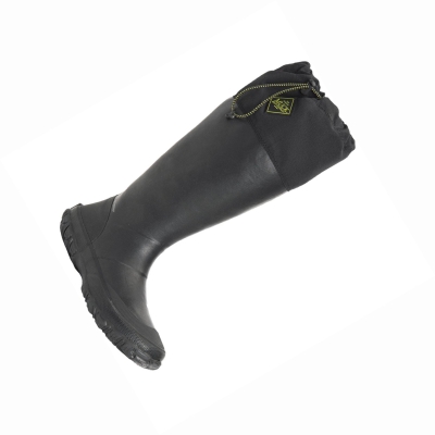 Men's Muck Forager Rubber Boots Black | WKJZCN-107