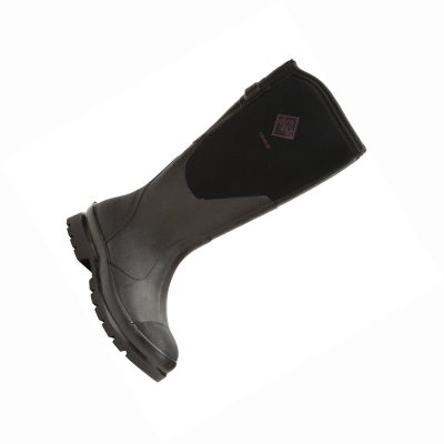 Women's Muck Chore Work Boots Black | YOCZIU-864