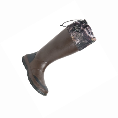 Women's Muck Forager Rubber Boots Brown | OFWNCY-273