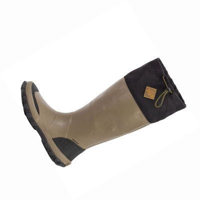 Women's Muck Forager Rubber Boots Brown | ZKUMIX-861