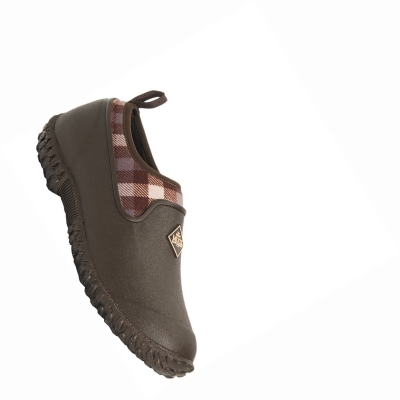 Women's Muck Muckster Garden Shoes Brown | PSHBIM-063