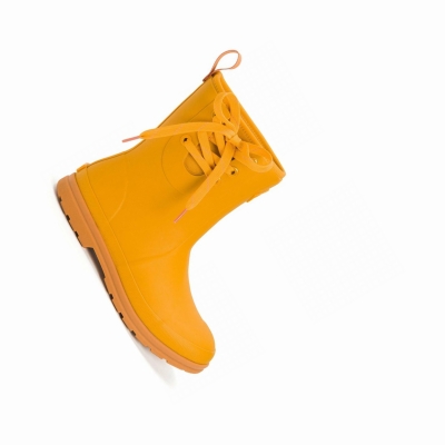 Women's Muck Originals Pull-On Wide Calf Boots Flower Orange | ROWQPI-146