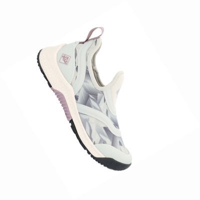 Women's Muck Outscape Garden Shoes Grey White | MKSQJO-019